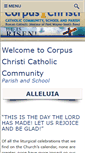 Mobile Screenshot of corpuschristisb.org